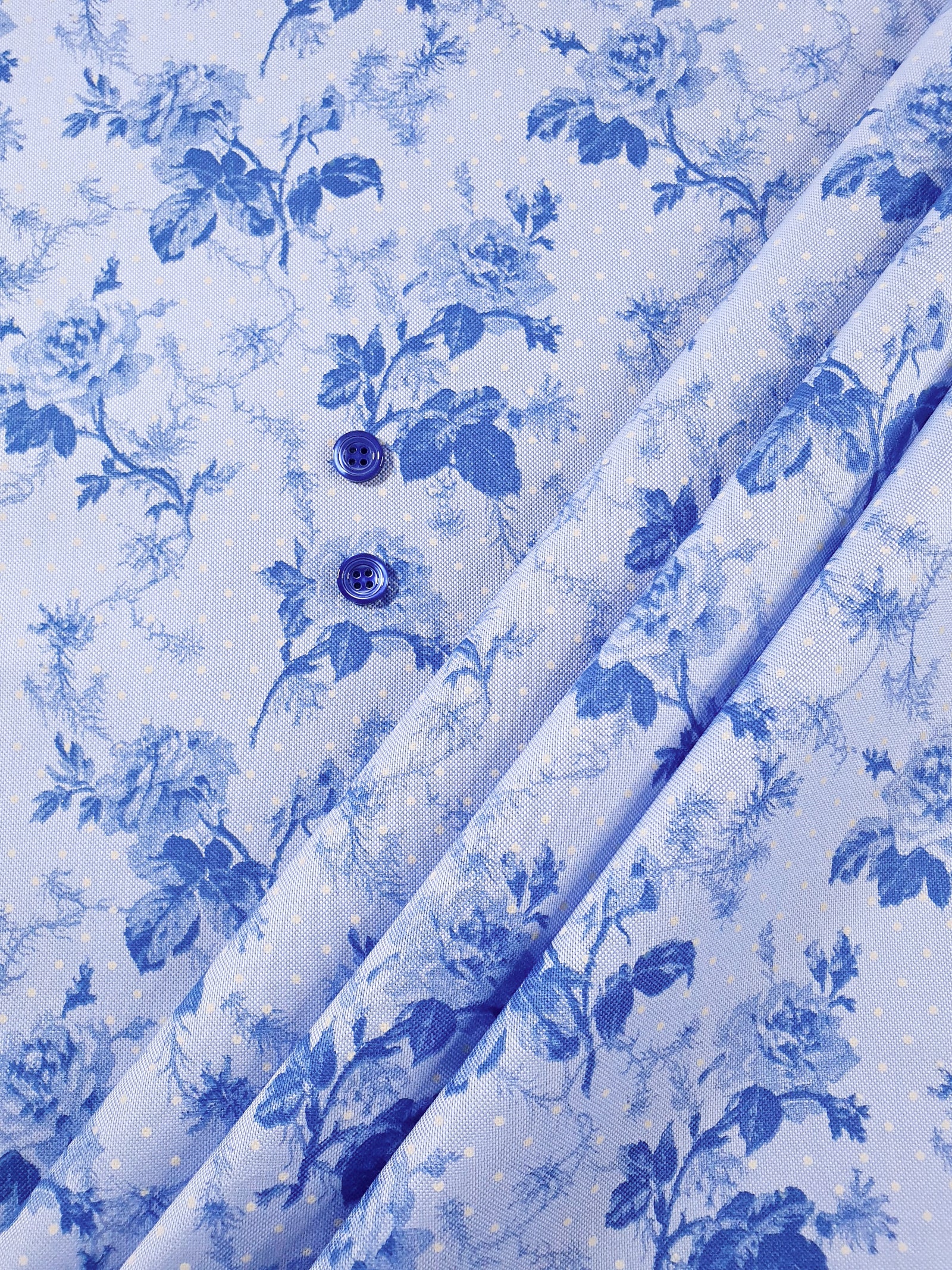 HUBERROSS 100% Oxford Panama Cotton Prints Cloth Made In Italy Width: 58'' / 150cm