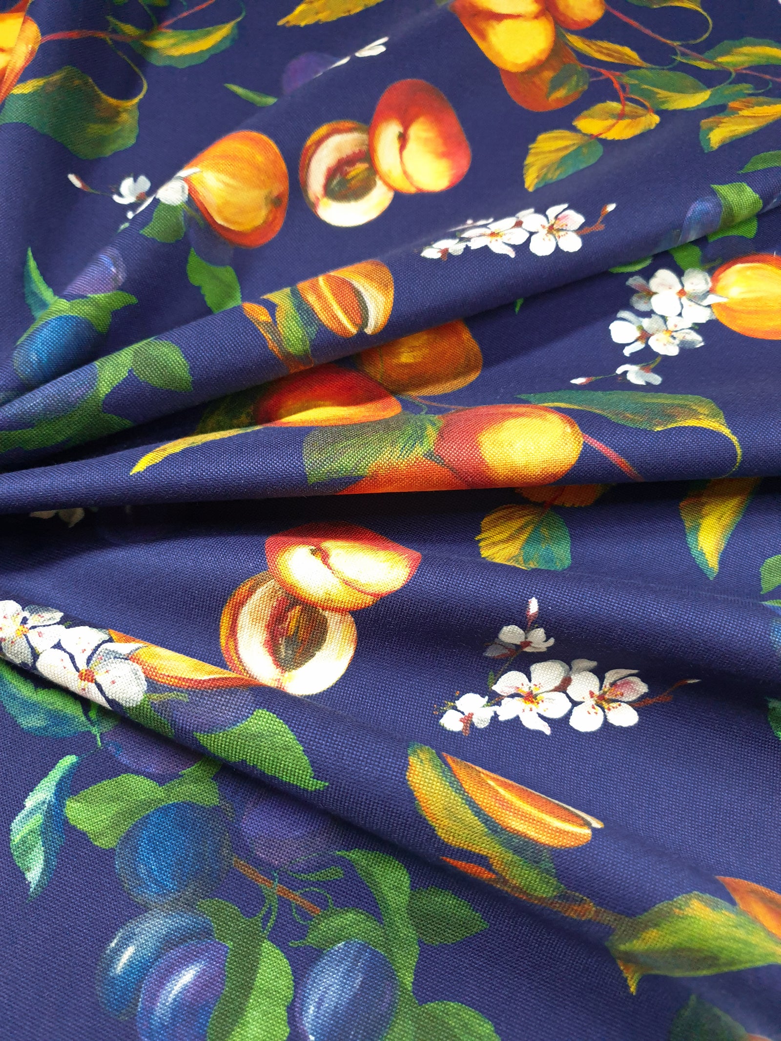 HUBERROSS 100% Oxford Panama Cotton Prints Cloth Made In Italy Width: 58'' / 150cm