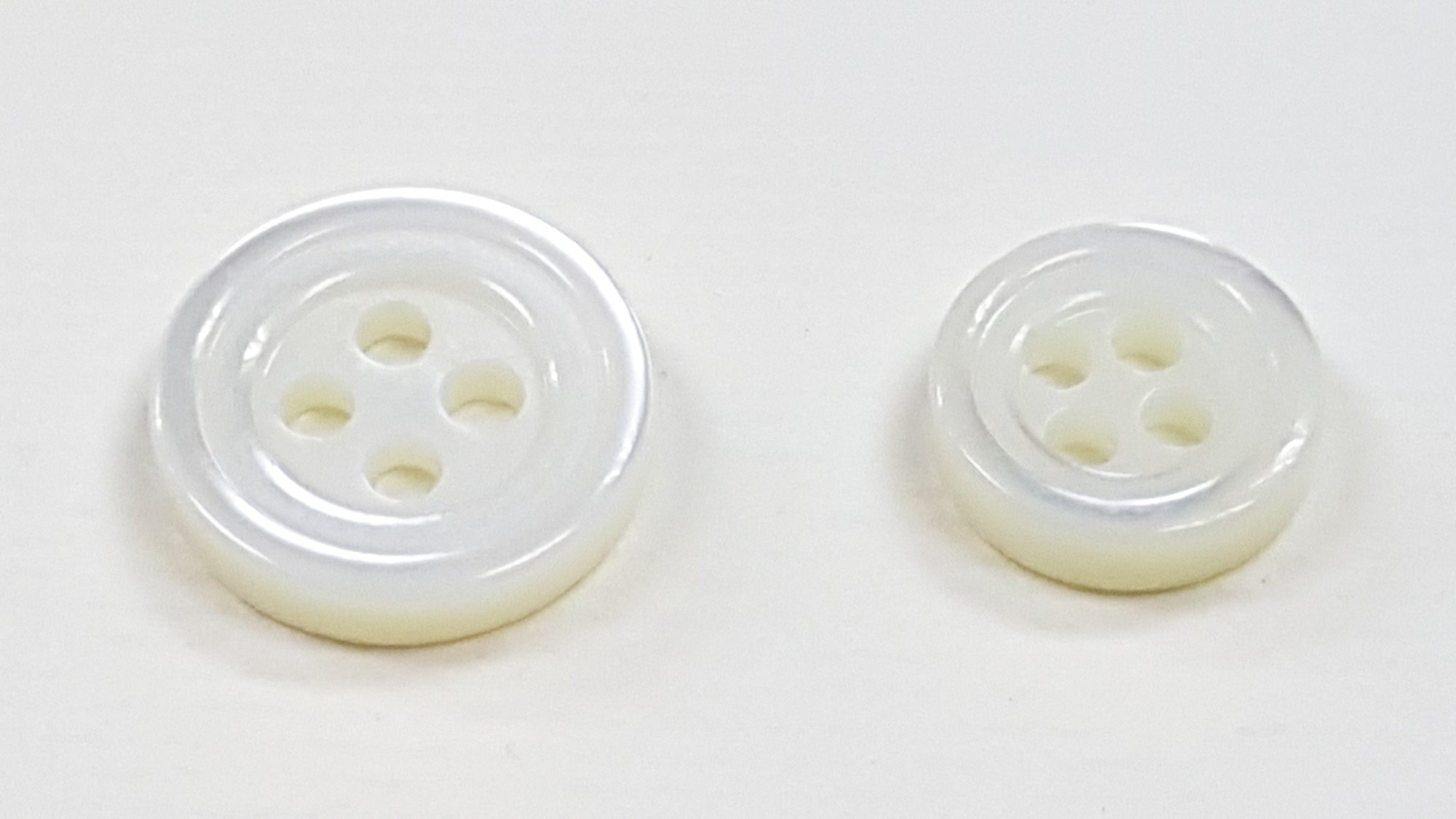 SP02/W HUBERROSS White Colored Trocus Shell Buttons