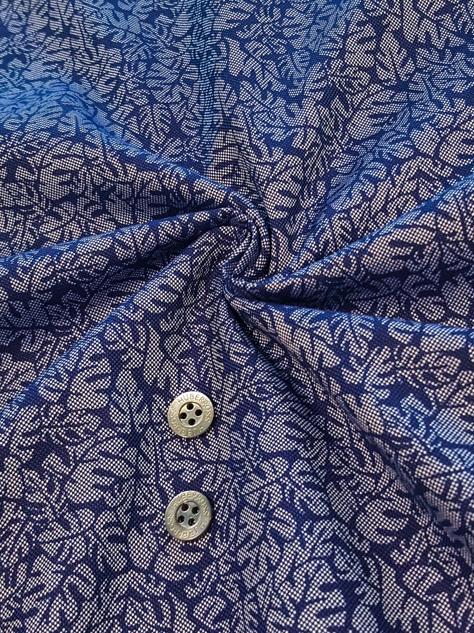 HUBERROSS 100% Oxford Panama Cotton Prints Cloth Made In Italy Width: 58'' / 150cm