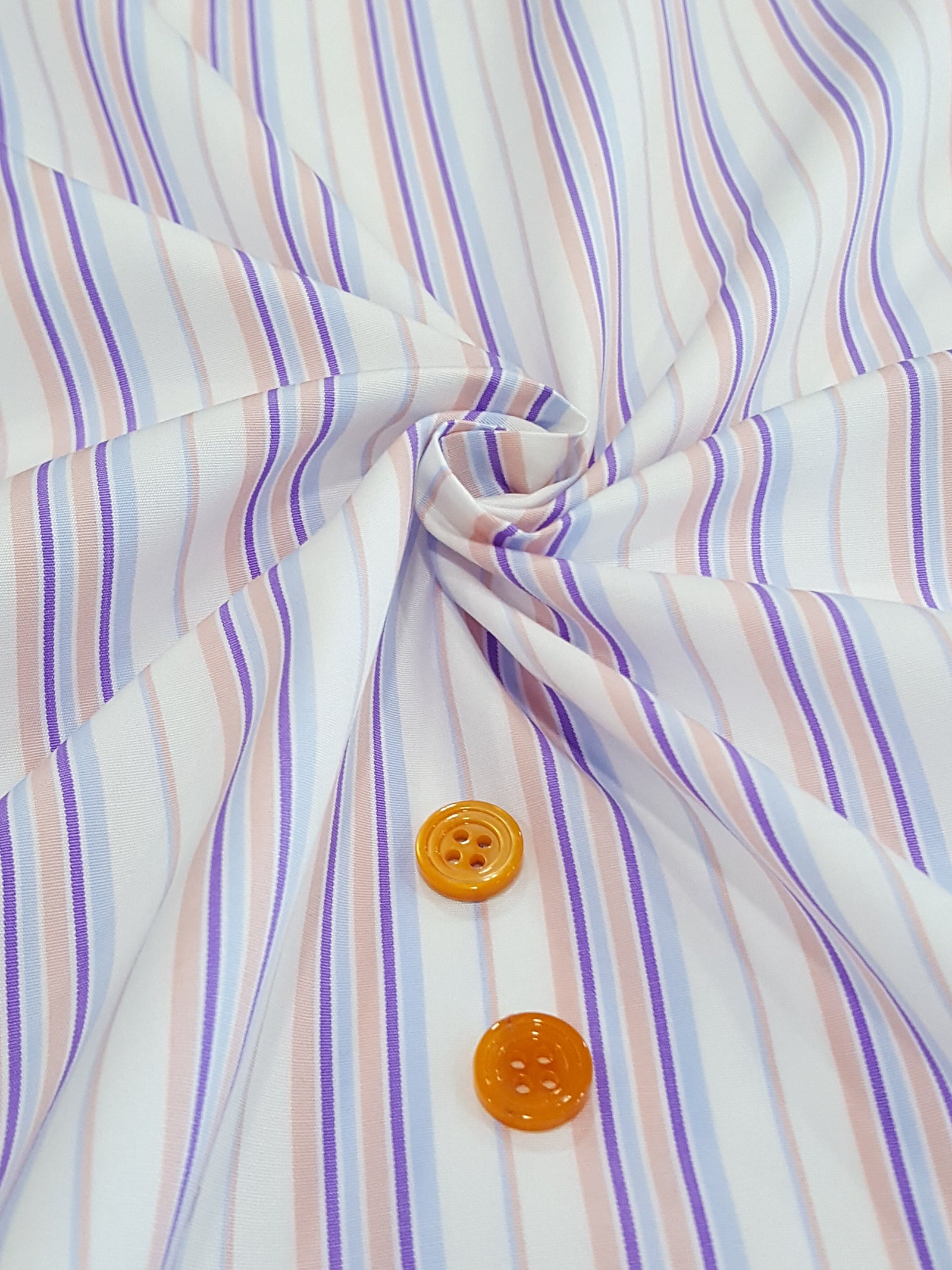 HUBERROSS 100's by 100's 2 plys Poplin Cotton 100% Egyptian Cotton Cloth Made in Italy Width: 58'' / 150cm