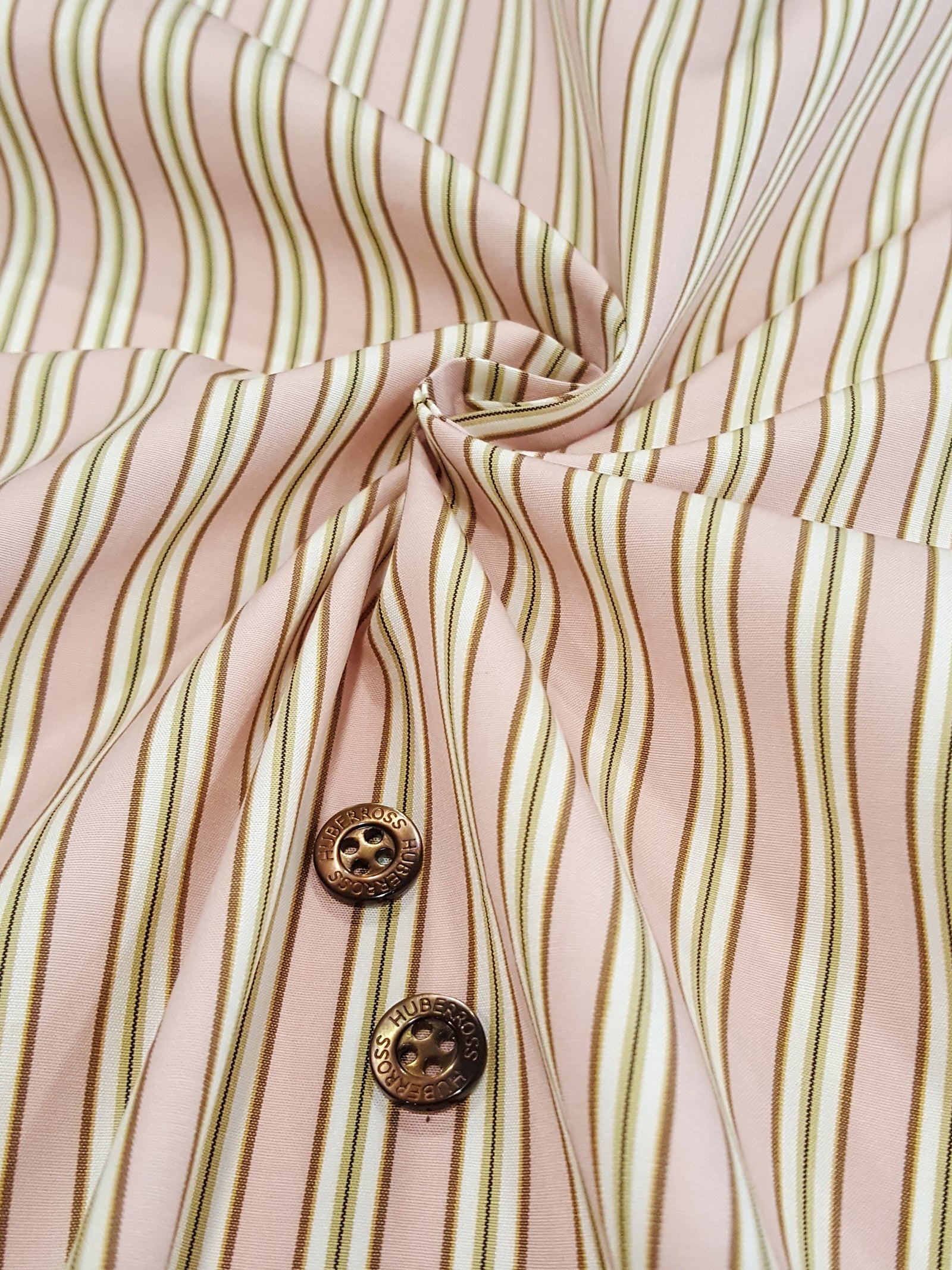 HUBERROSS 100's by 100's 2 plys Poplin Cotton 100% Egyptian Cotton Cloth Made in Italy Width: 58'' / 150cm