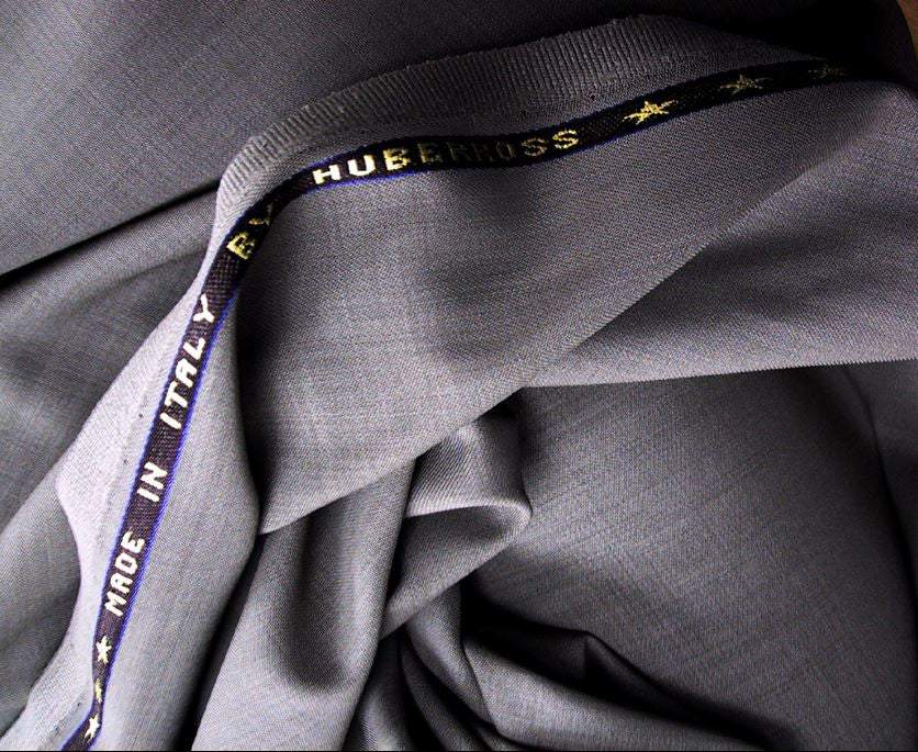 HUBERROSS NEVADA Super 120s High Twist 100% Worsted Wool from Italy for Suiting and Trousers 