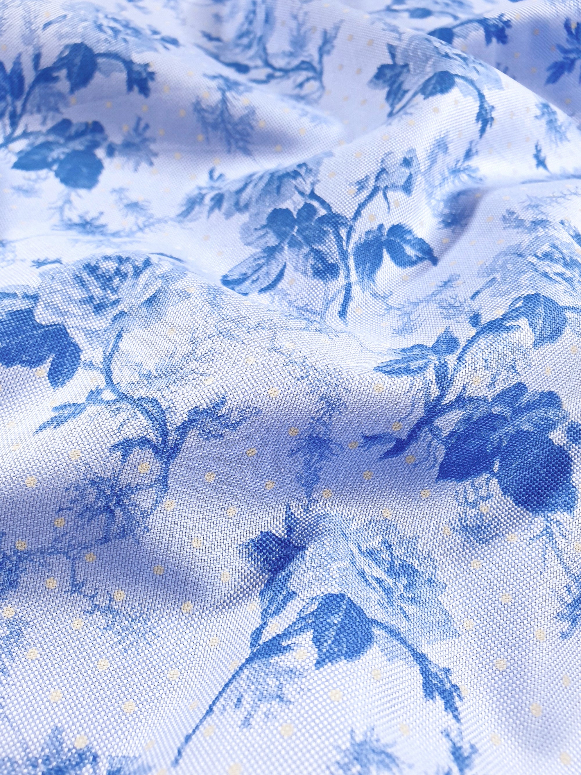 HUBERROSS 100% Oxford Panama Cotton Prints   Cloth Made In Italy  Width: 58'' / 150cm