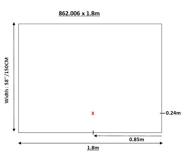 862.006 Last Piece 1.8m