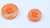 SP02/OR HUBERROSS Apricot Colored Trocus Shell Buttons