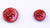 SP02/WI HUBERROSS Burgundy Wine Colored Trocus Shell Buttons