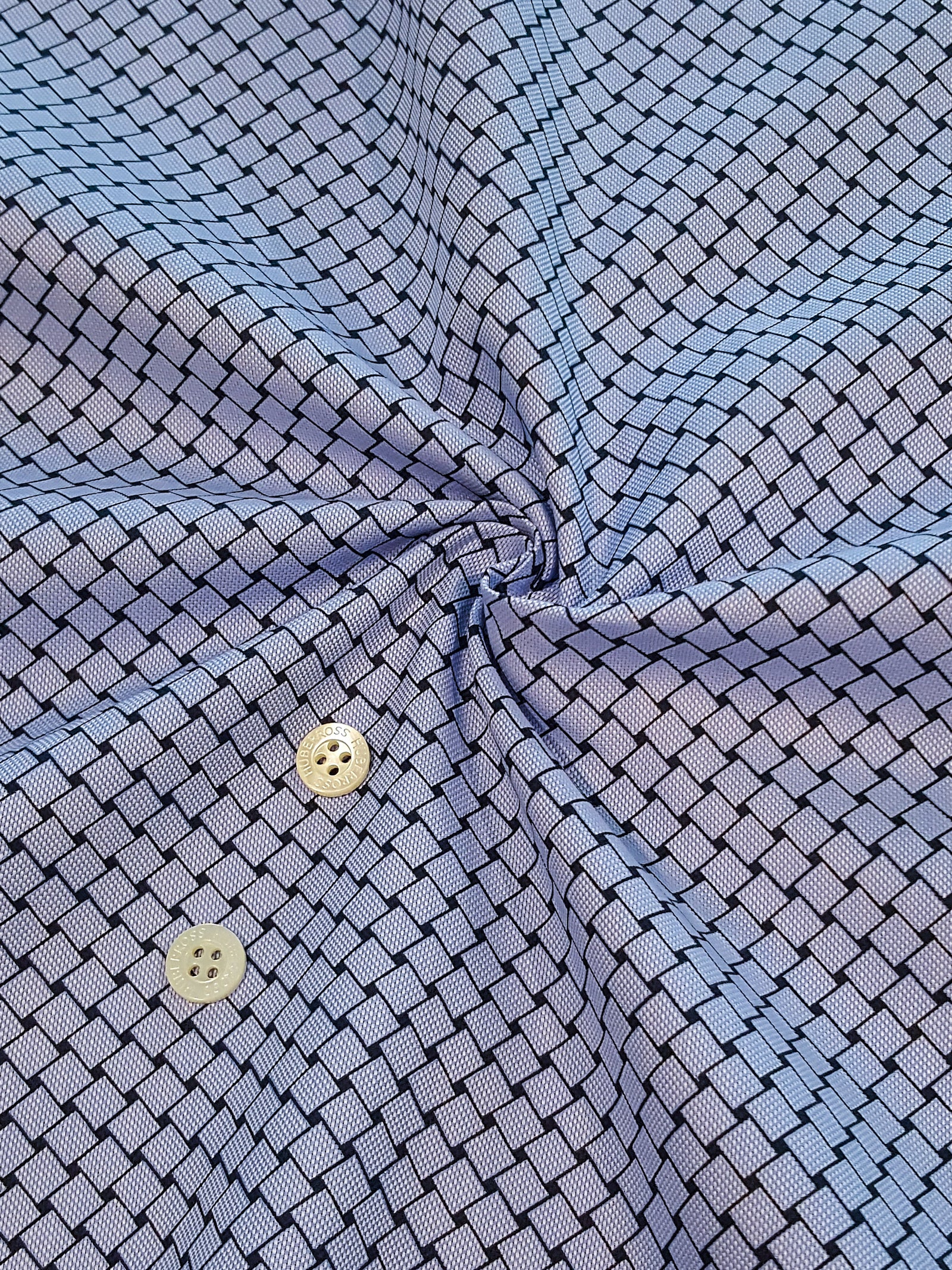 HUBERROSS 100% Oxford Panama Cotton Prints   Cloth Made In Italy  Width: 58'' / 150cm