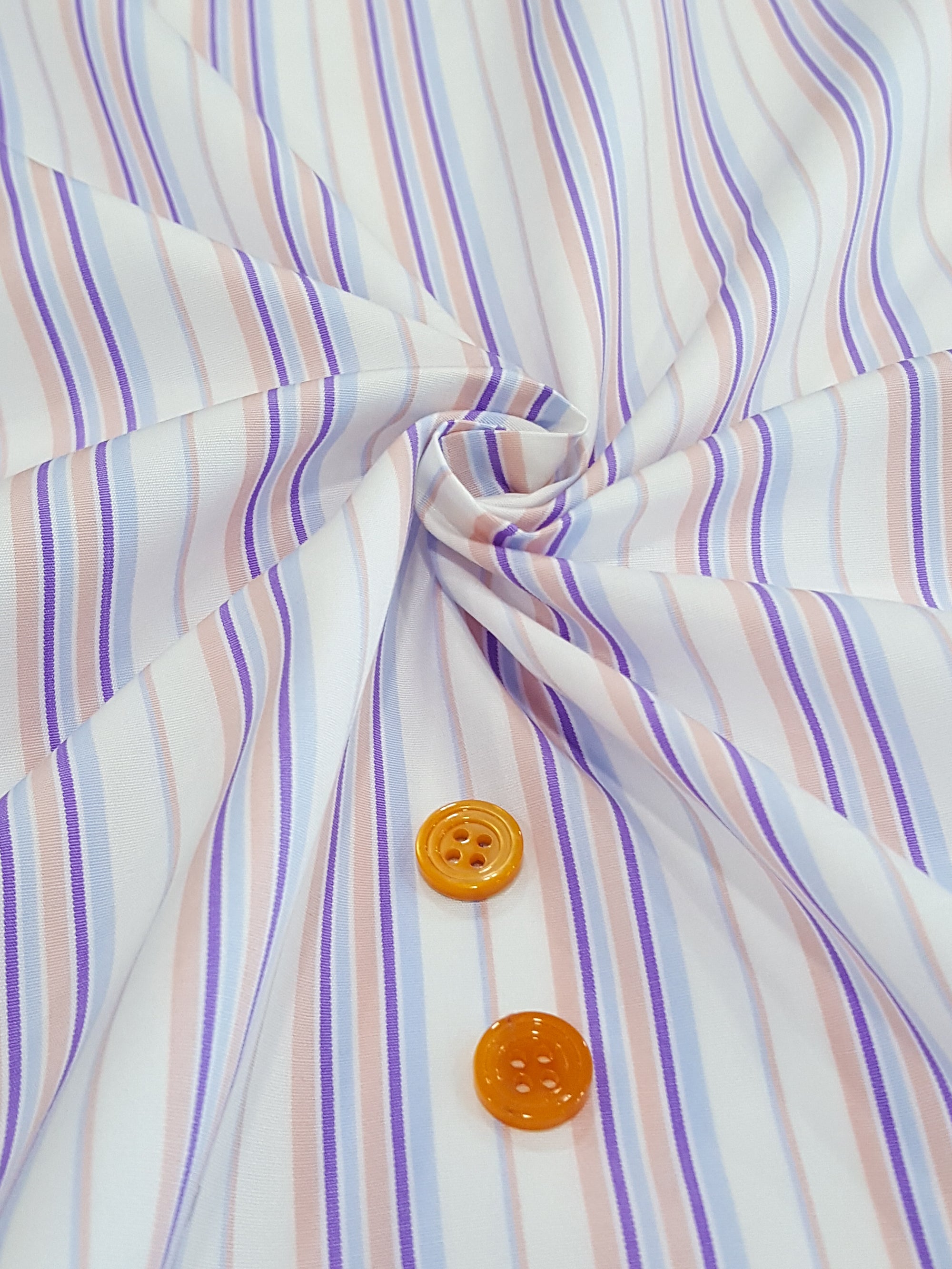 HUBERROSS 100's by 100's 2 plys Poplin Cotton 100% Egyptian Cotton Cloth Made in Italy  Width: 58'' / 150cm
