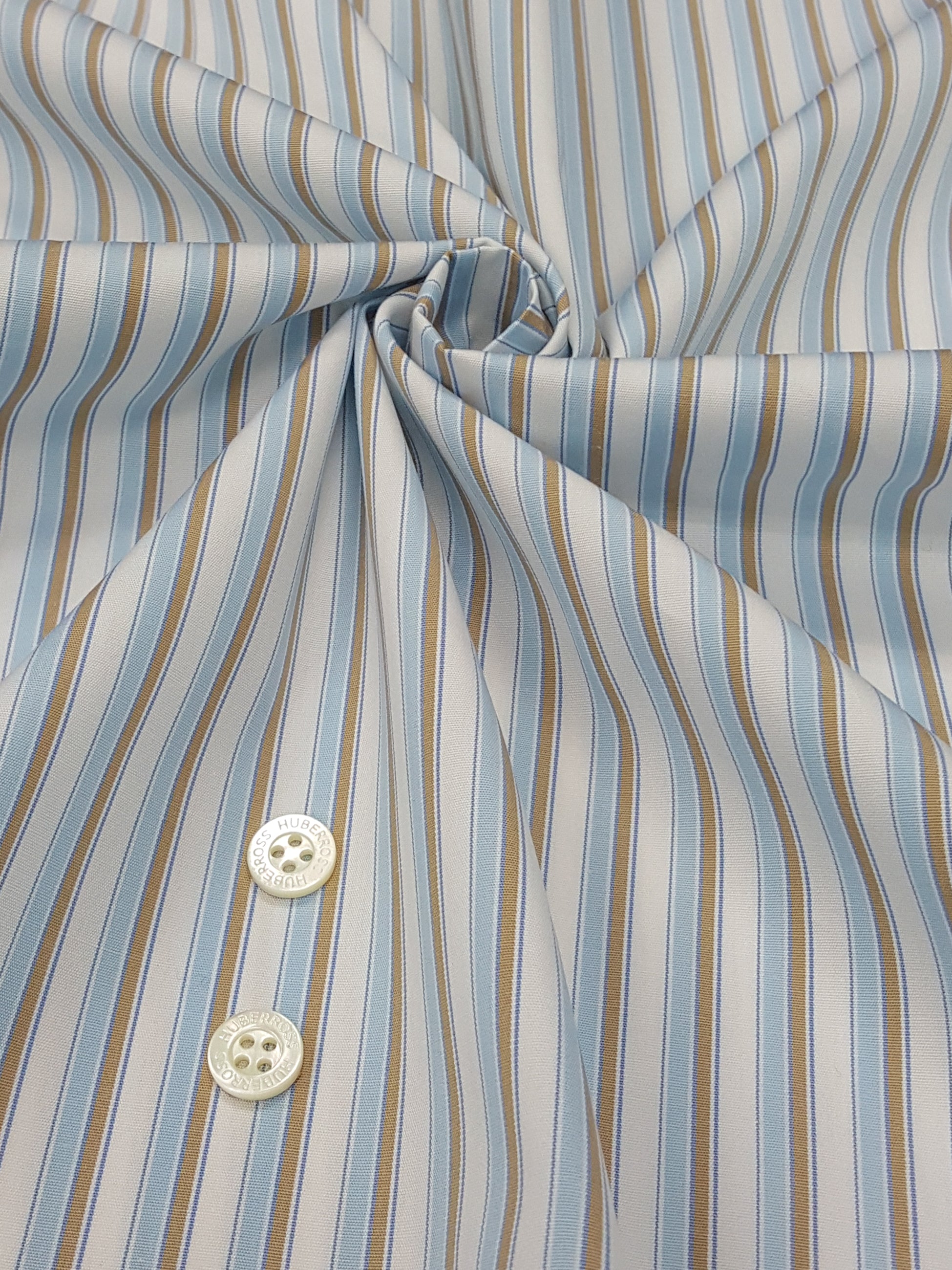 HUBERROSS 100's by 100's 2 plys Poplin Cotton 100% Egyptian Cotton Cloth Made in Italy  Width: 58'' / 150cm