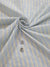 HUBERROSS Seersucker Stripes Yellow on Blue 100% Egyptian Cotton Cloth Made in Italy  Width: 58'' / 150cm