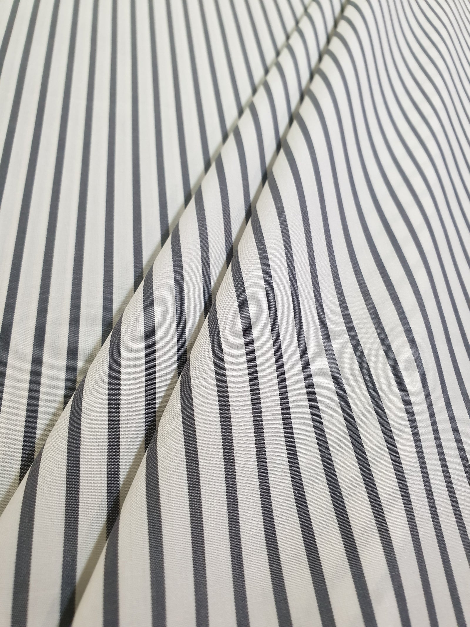 959.194 Off White with Black 1cm stripes