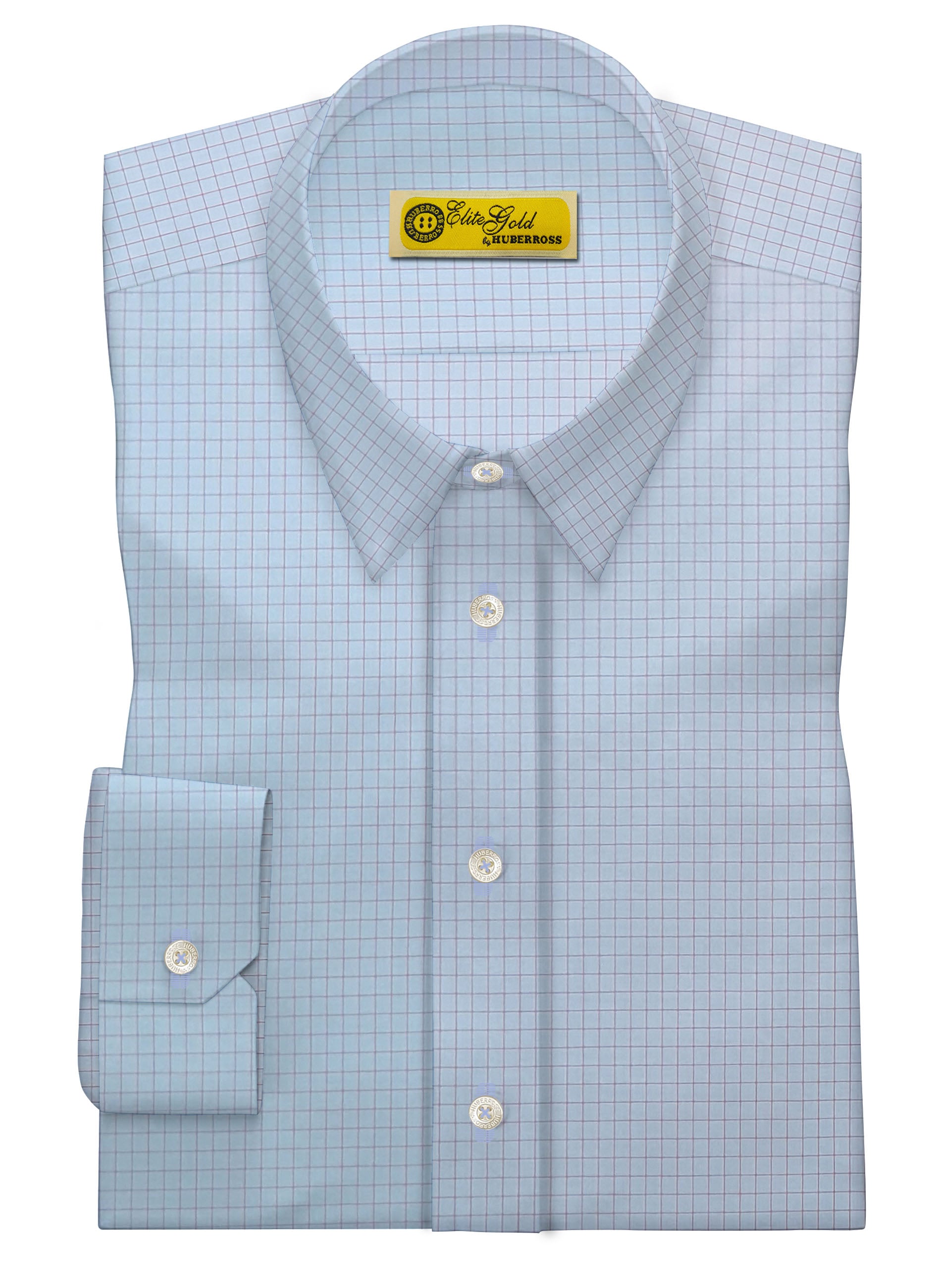 959.197 Blue with Wine Red 6mm Checks