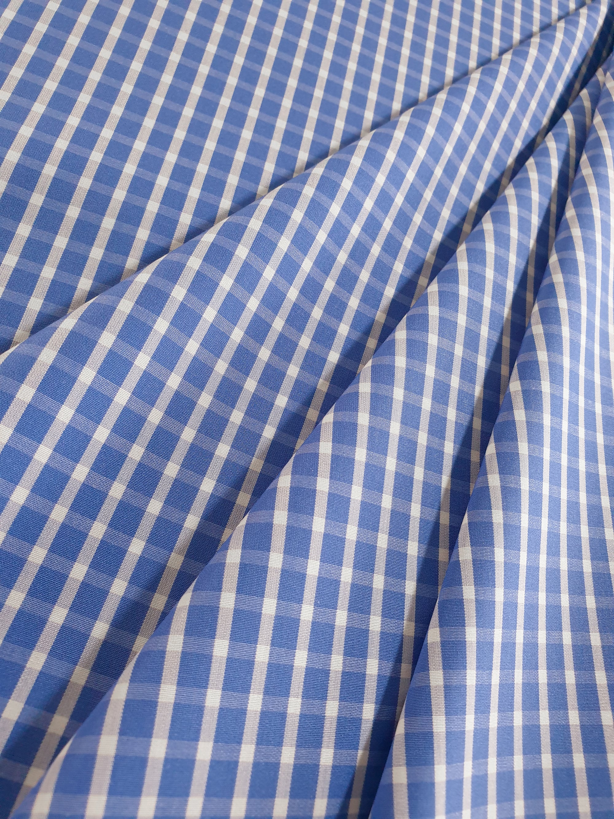 959.199 Blue with White 1cm Checks