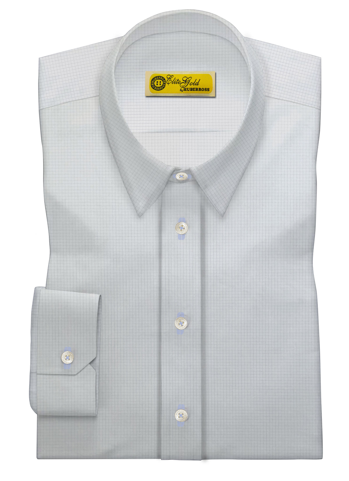 959.225 White with Sky Blue Checks