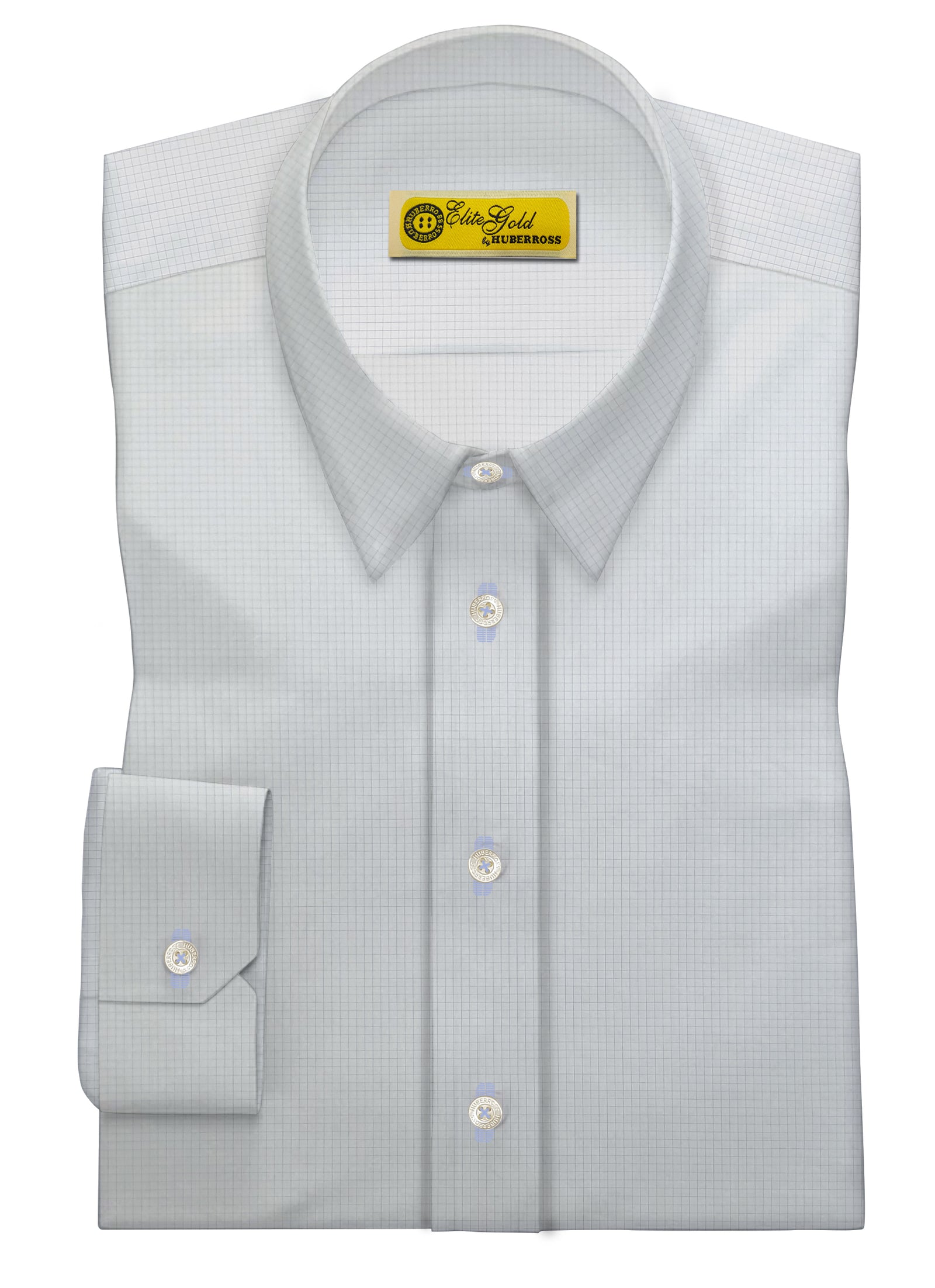 959.225 White with Sky Blue Checks