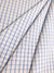 959.236 White with Blue 1cm Checks