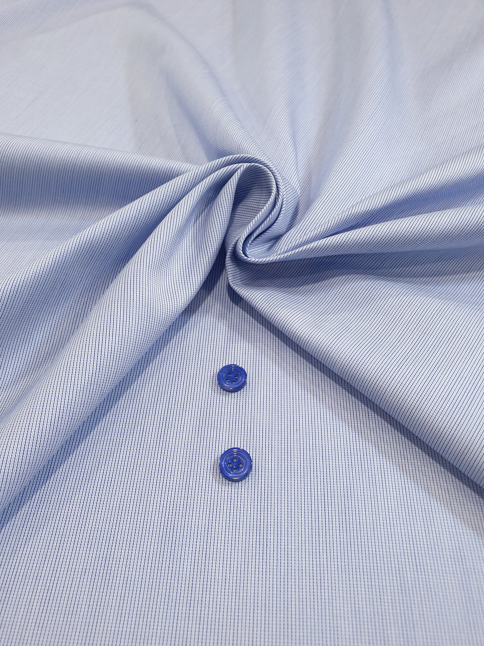 959.308 Blue Fine Weave Pin Stripes
