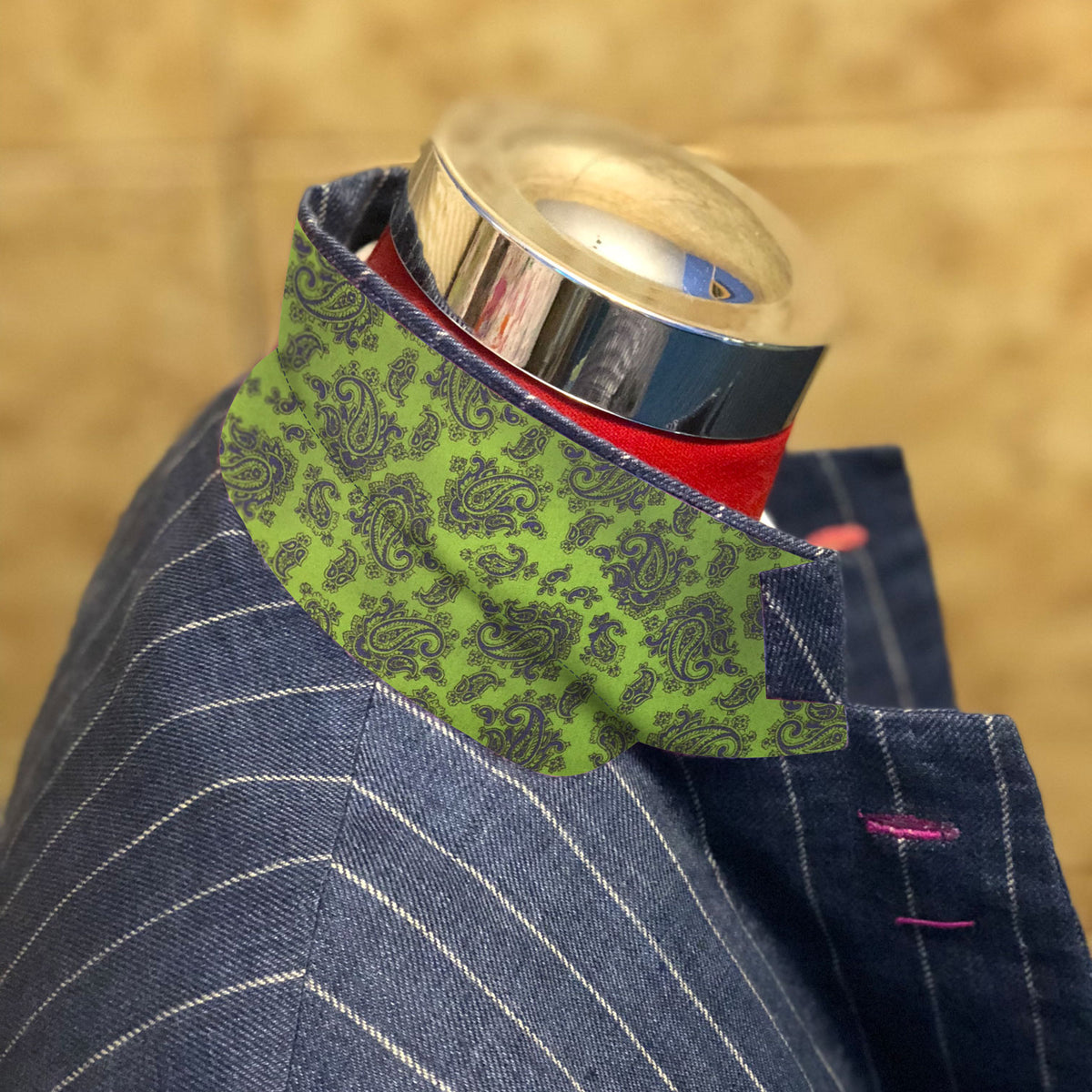 HUBERROSS Luxurious Felt for Jackets Undercollar Design F0005 Wool and Viscose . Made in Italy