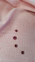HUBERROSS Piumino Giza 87 Cotton with Linen  Luxurious and light weight  Cherry Red in 0.20cm fine stripes 