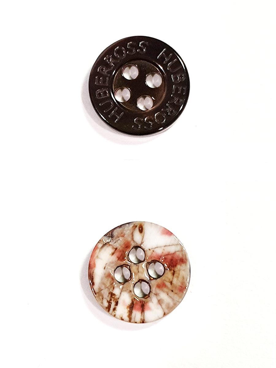 SH01 HUBERROSS Engraved Trocus Shell Buttons