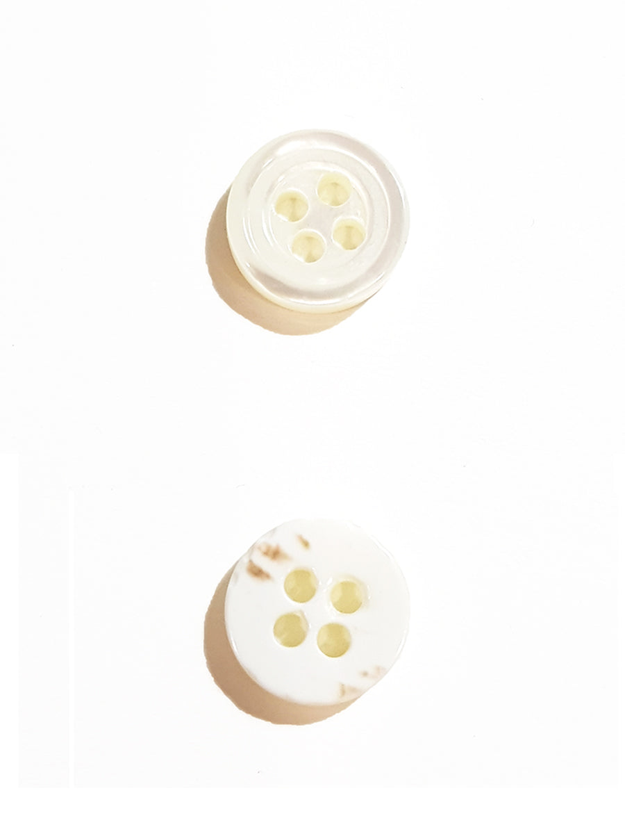 SP02/W HUBERROSS White Colored Trocus Shell Buttons