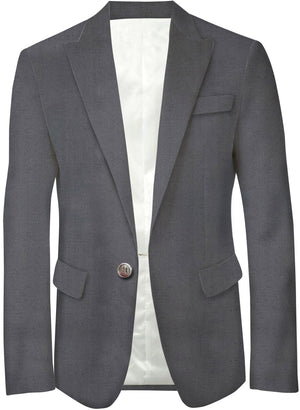 950.058 Grey Linen Suiting Fabrics